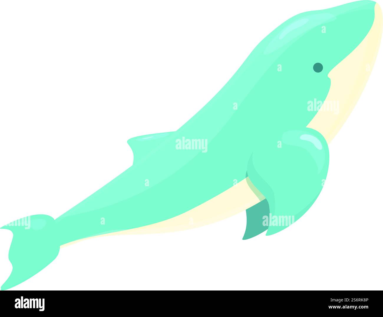 Aquatic Show Icon Cartoon Vektor. Delfinfische. Pool am Meer. Aquatic Show Icon Cartoon Vektor. Delfinfische Stock Vektor