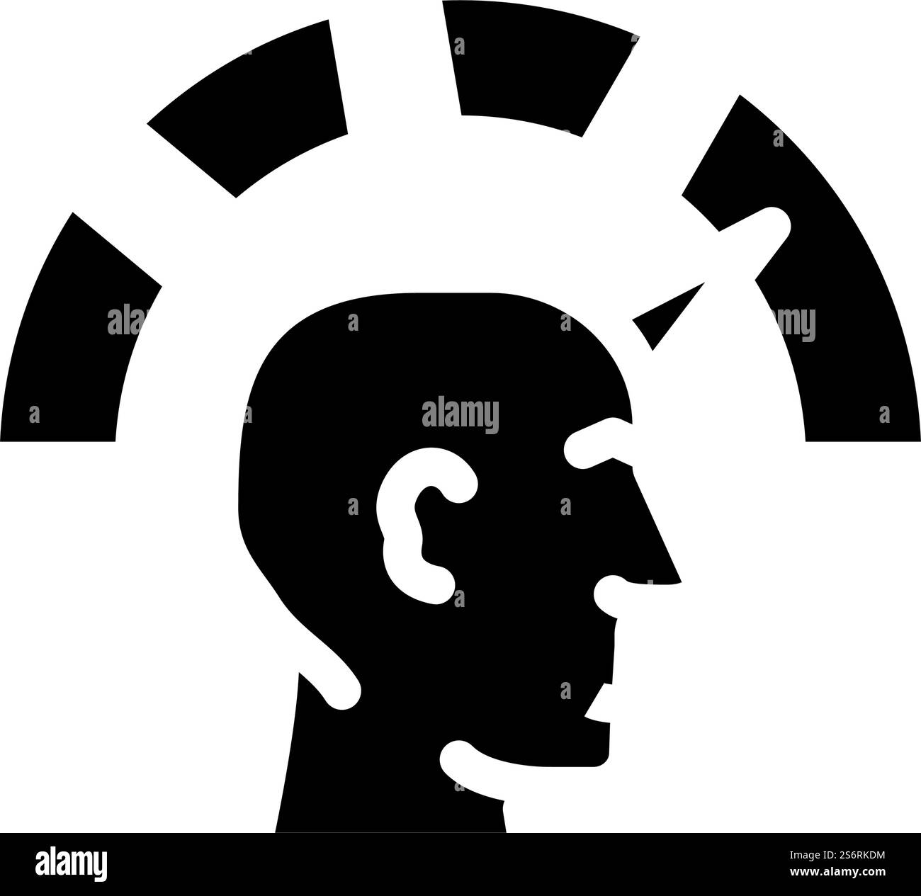 Symbolvektor für die Glyphe des Performance-Jobs. Leistungsauftrag. Schwarze Abbildung des isolierten Kontursymbols. Illustration des Symbols für die Glyphe des Performance-Jobs Stock Vektor