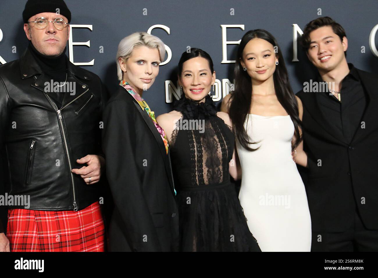 Januar 2025 für Chris Sullivan, Julia Fox, Lucy Liu, Steven Soderbergh, Callina Liang, Eddy Maday bei Neon präsentiert Premiere der Präsenz am AMC Lincolm Square 13 in New York. Januar 2025Credit: RW/Mediapunch Stockfoto