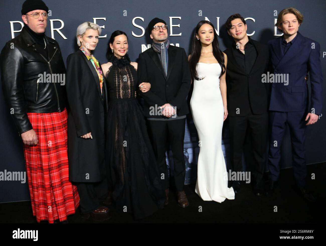 Januar 2025 für Chris Sullivan, Julia Fox, Lucy Liu, Steven Soderbergh, Callina Liang, Eddy Maday und West Mulholland bei Neon präsentieren Premiere auf dem AMC Lincolm Square 13 in New York. Januar 2025Credit: RW/Mediapunch Stockfoto