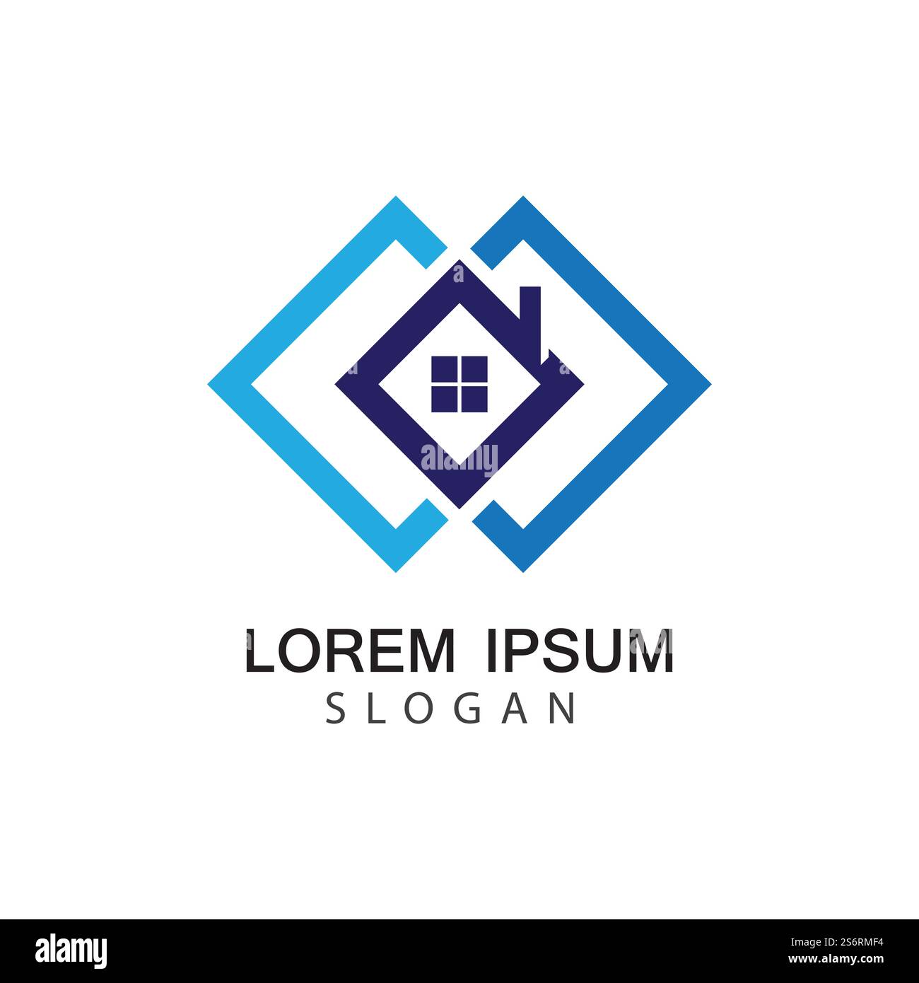 Haus Logo Bilder Illustration Design Stock Vektor