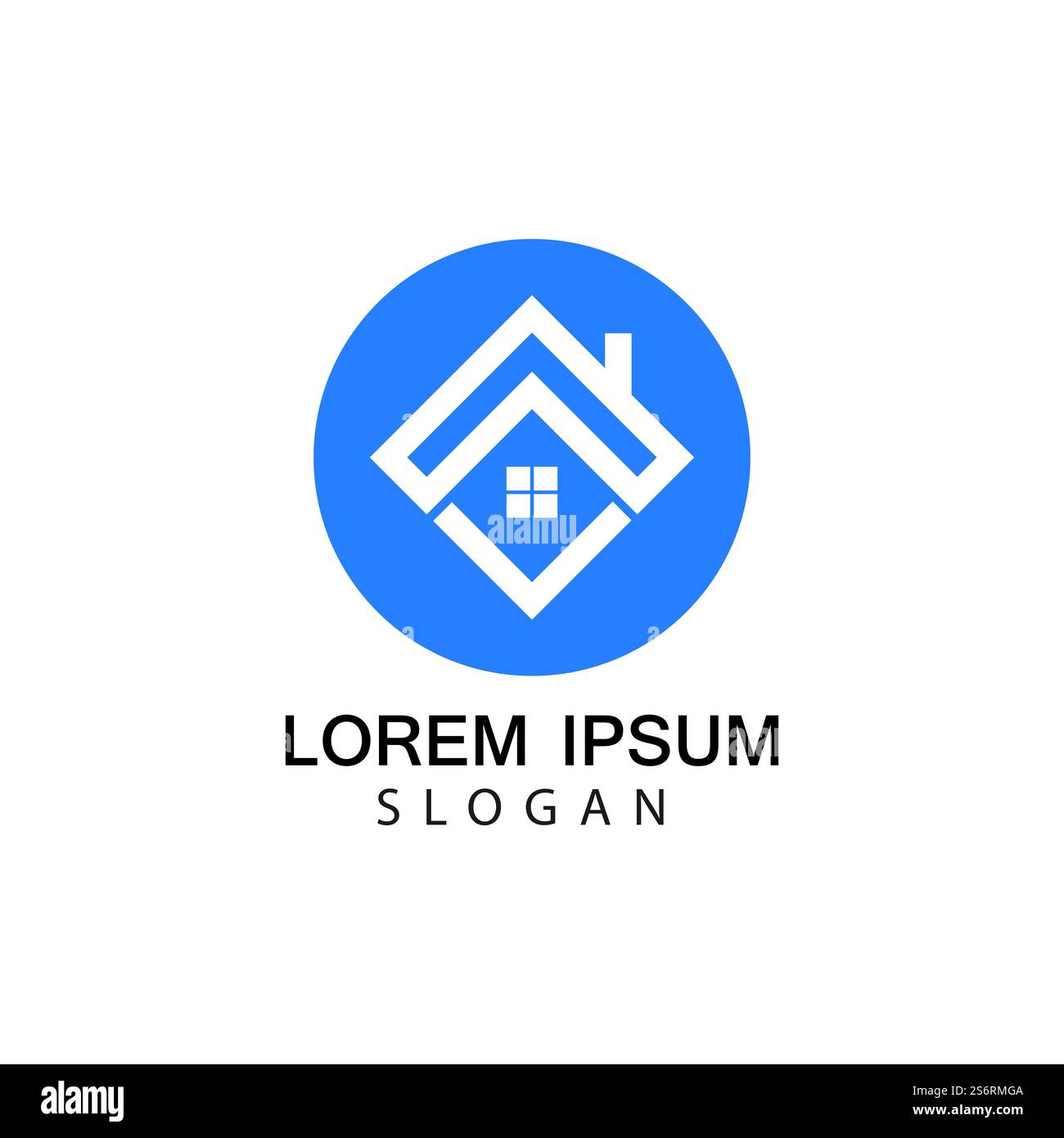 Haus Logo Bilder Illustration Design Stock Vektor