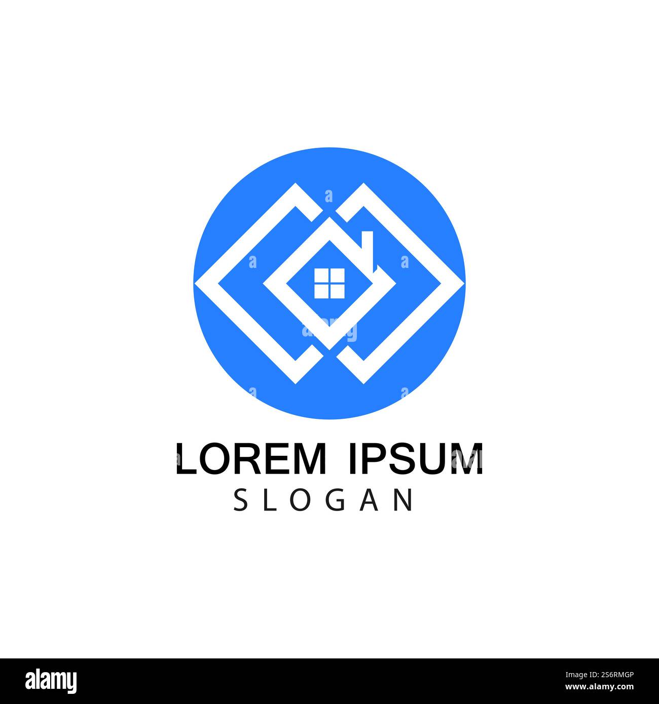Haus Logo Bilder Illustration Design Stock Vektor