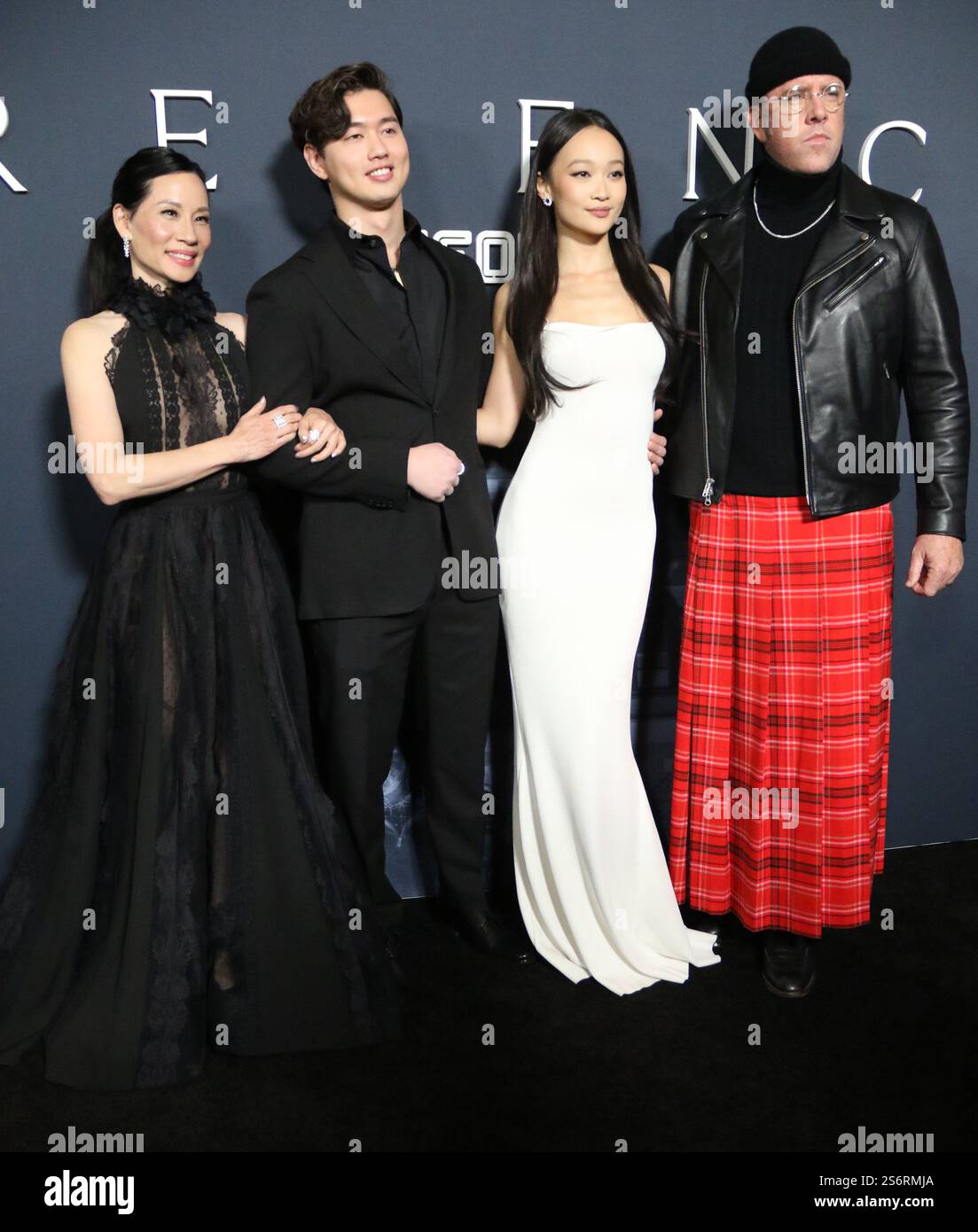 Januar 2025 für Lucy Liu, Eddy Maday, Callina Liang, Chris Sullivan, besuchen Sie Neon präsentiert Premiere der Präsenz auf dem AMC Lincolm Square 13 in New York. Januar 2025Credit: RW/Mediapunch Stockfoto