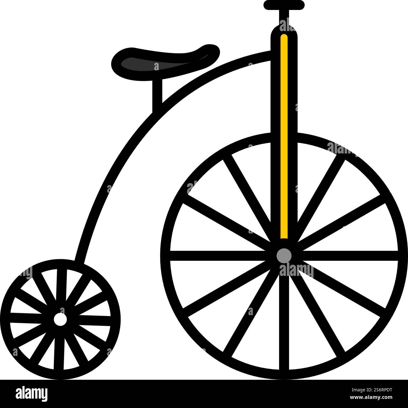 Symbol für April-Fool&rsquo;s Day. Editierbare Fettkontur Mit Farbfülldesign. Vektorabbildung. Stock Vektor