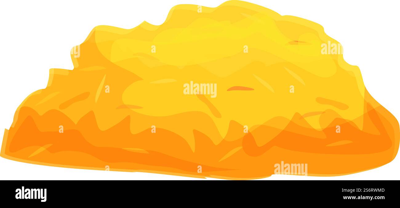 Ernte Heuballen Symbol Cartoon Vektor. Stroh im Betrieb. Weizenstapel. Ernte Heuballen Symbol Cartoon Vektor. Stroh im Betrieb Stock Vektor