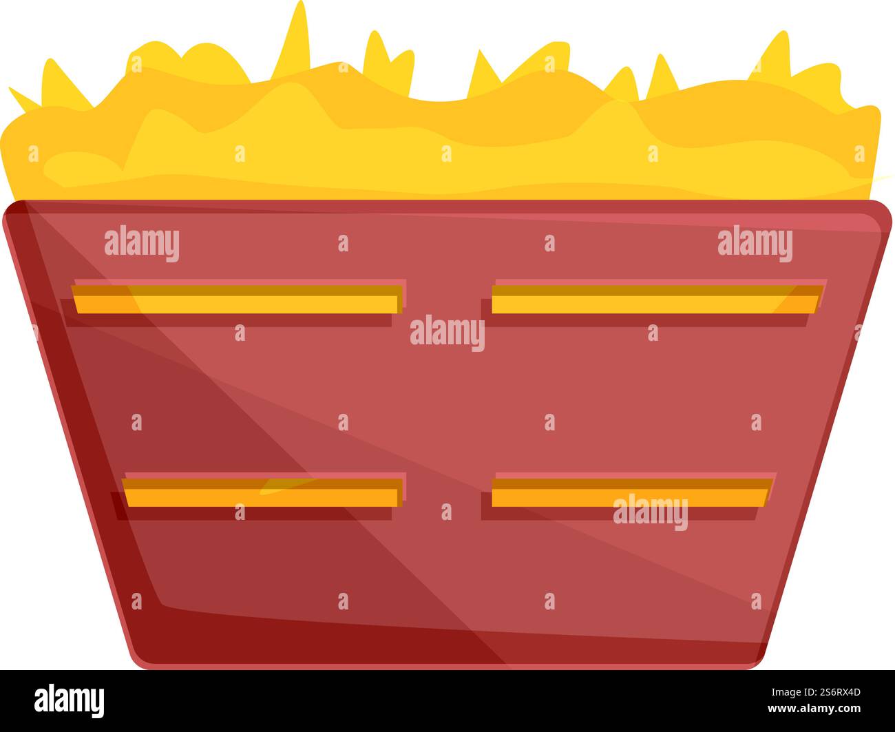 Stapeln Sie Heuballen-Symbol Cartoon-Vektor. Heuhaufen auf dem Bauernhof. Weizengras. Stapeln Sie Heuballen-Symbol Cartoon-Vektor. Heuhaufen auf dem Bauernhof Stock Vektor