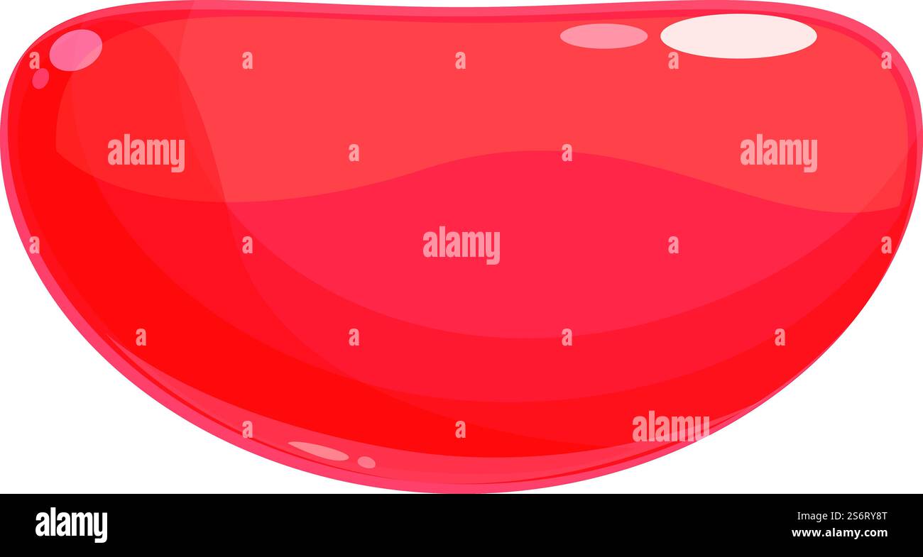 Bean Jelly Icon Cartoon Vektor. Süßigkeiten. Süßer Kaugummi. Bean Jelly Icon Cartoon Vektor. Süßigkeiten Stock Vektor