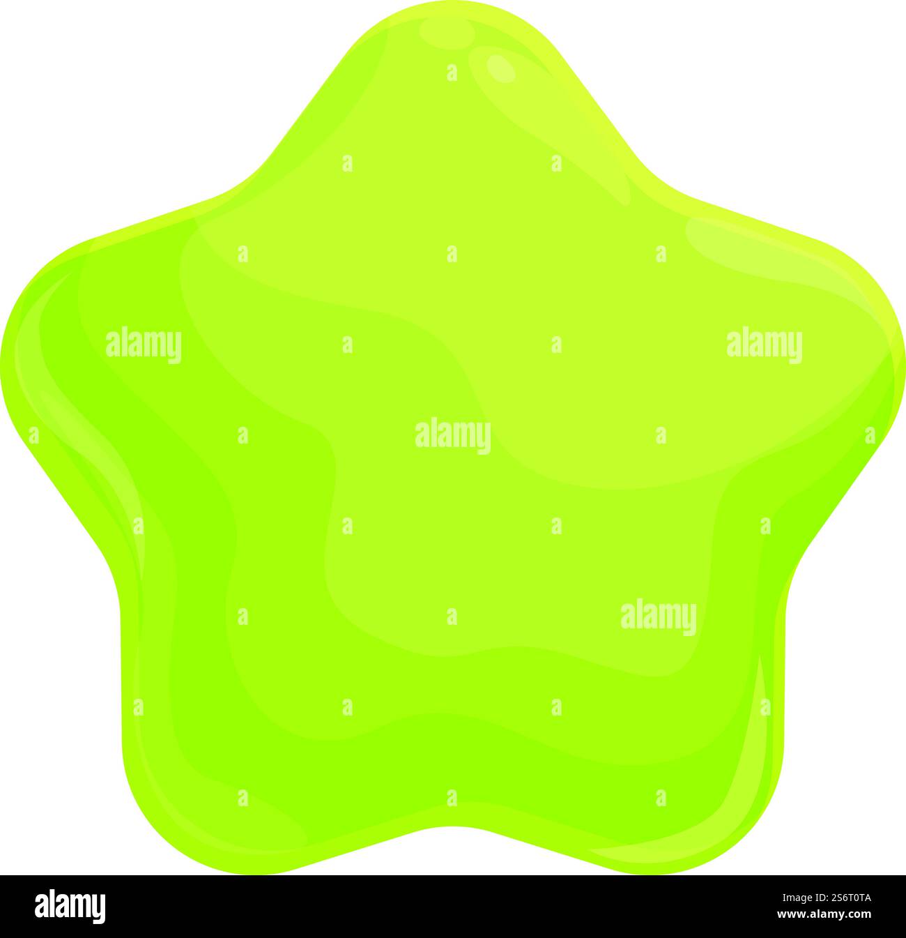 Star Jelly Icon Cartoon Vektor. Obst süß. Gelatinegummi. Star Jelly Icon Cartoon Vektor. Obst süß Stock Vektor