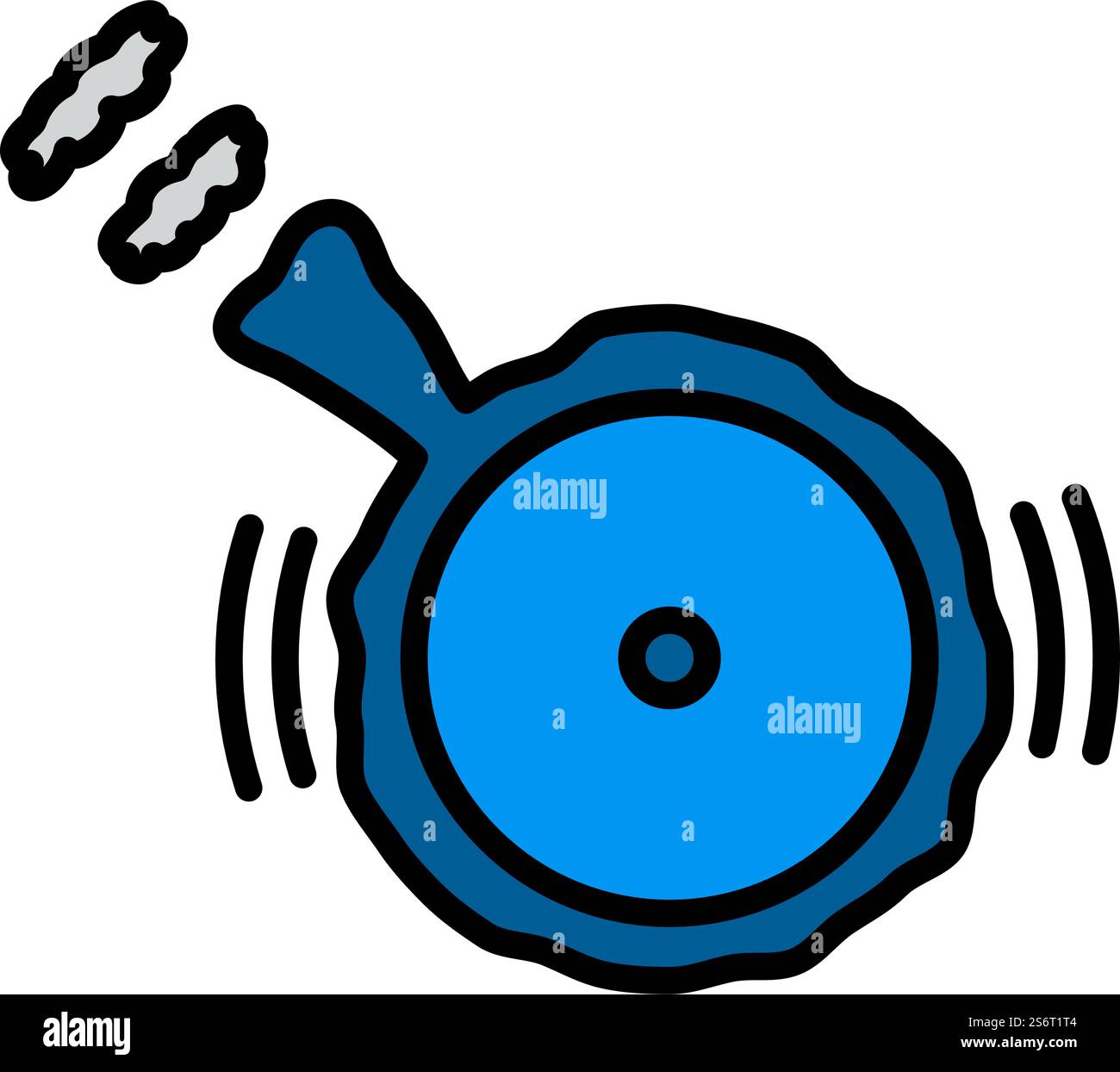 Symbol für April-Fool&rsquo;s Day. Editierbare Fettkontur Mit Farbfülldesign. Vektorabbildung. Stock Vektor