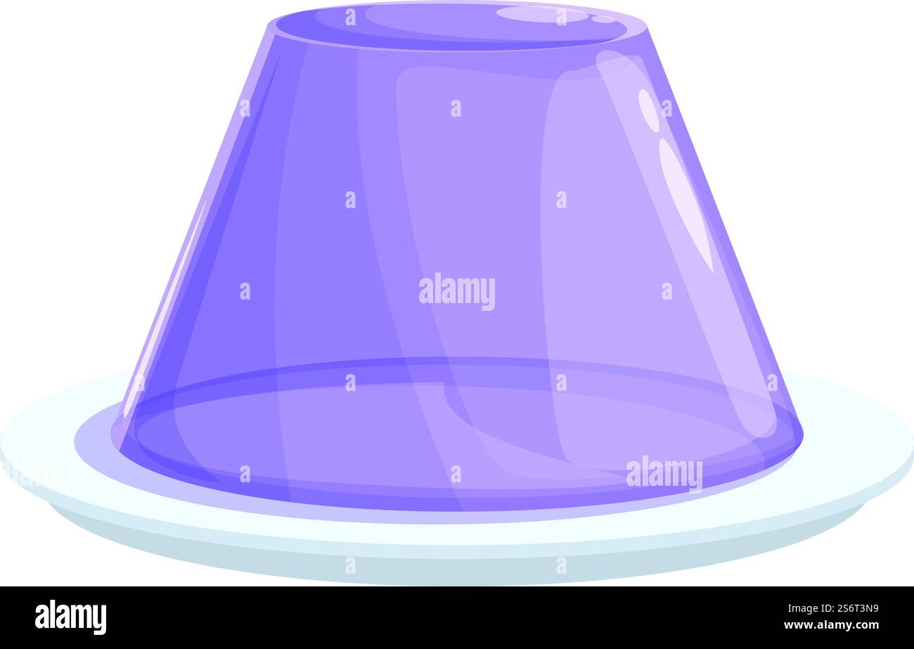 Jelly Cake Icon Cartoon Vektor. Süßigkeiten. Fruchtgelee. Jelly Cake Icon Cartoon Vektor. Süßigkeiten Stock Vektor