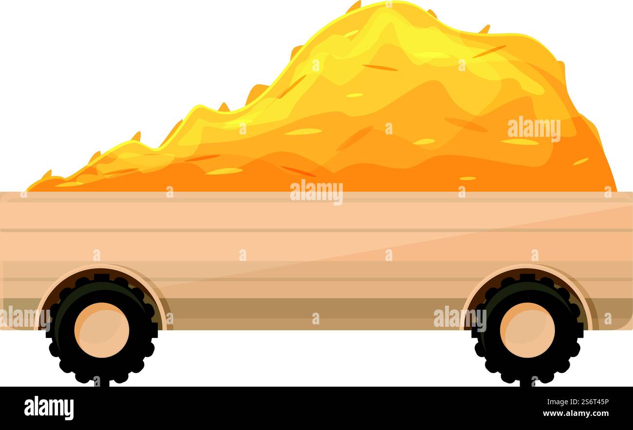 Heuballen Anhänger Symbol Cartoon Vektor. Farmstapel. Dorfernte. Heuballen Anhänger Symbol Cartoon Vektor. Farmstapel Stock Vektor