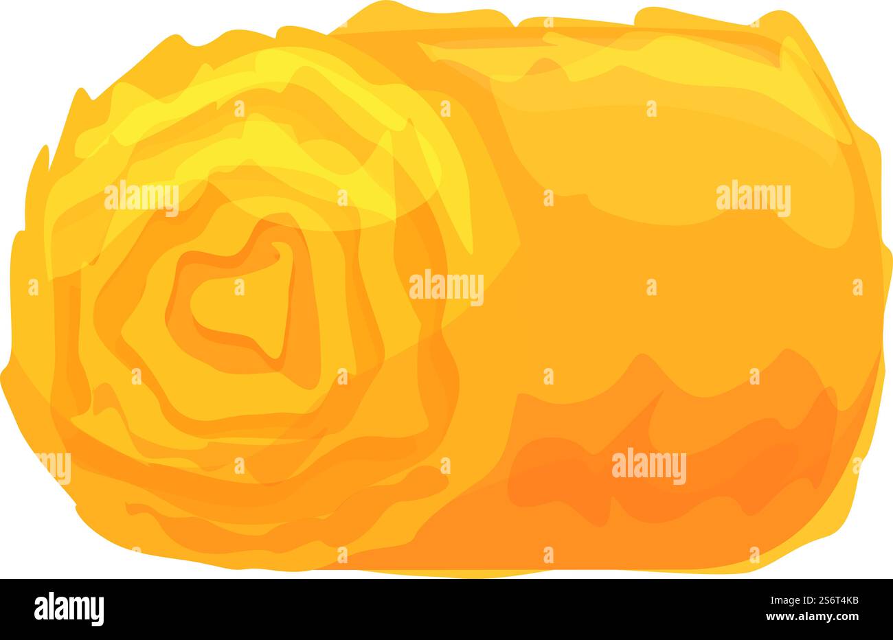 Weizen Roll Heu Stapel Icon Cartoon Vektor. Bauernballen. Pfahlbau. Weizen Roll Heu Stapel Icon Cartoon Vektor. Bauernballen Stock Vektor