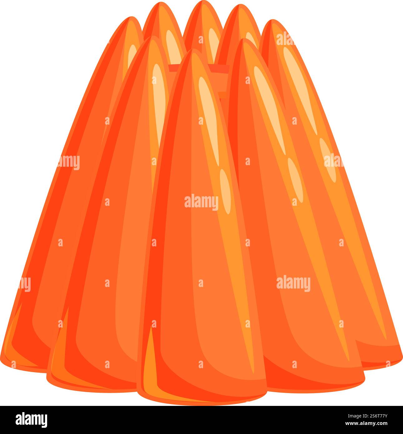 Bonbongelee Icon Cartoon Vektor. Gummiartige Früchte. Süßes Dessert. Bonbongelee Icon Cartoon Vektor. Gummiartige Früchte Stock Vektor