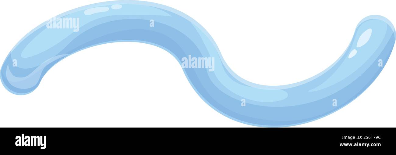 Wave Jelly Icon Cartoon Vektor. Süßes Obst. Süßigkeiten. Wave Jelly Icon Cartoon Vektor. Süßes Obst Stock Vektor