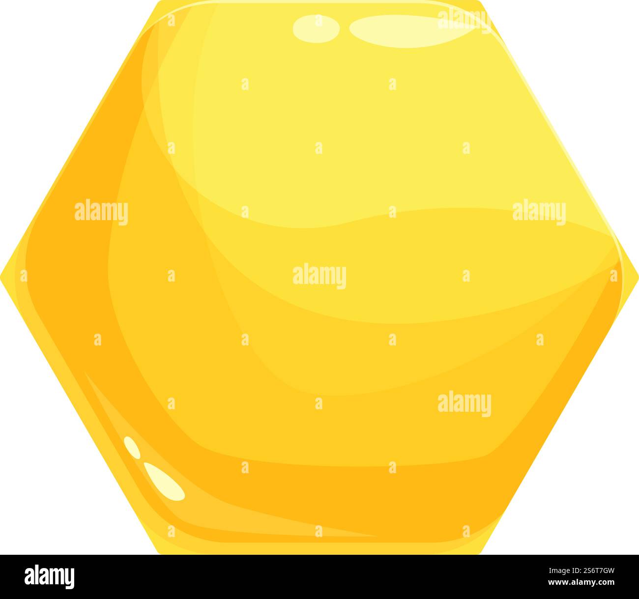 Goldgelee Icon Cartoon Vektor. Süßigkeiten. Süßes Dessert. Goldgelee Icon Cartoon Vektor. Süßigkeiten Stock Vektor