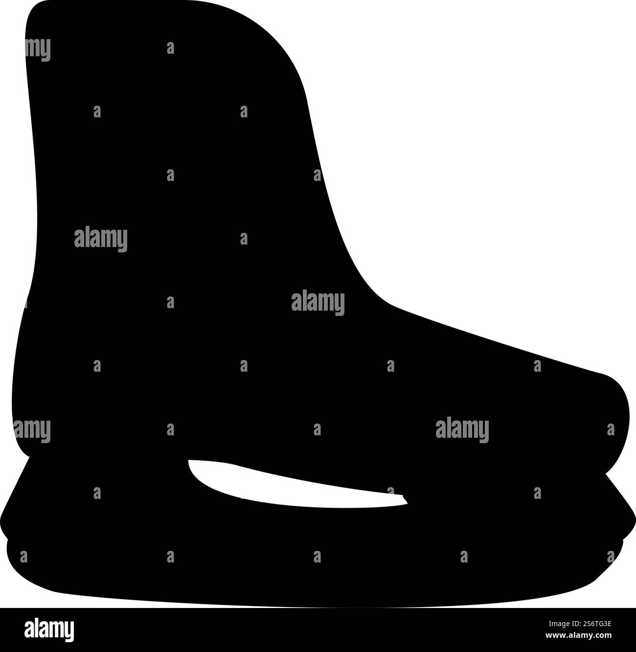 Eislaufbahn Sport Hockey Stiefel Figur Skates Winter Eislaufbahn Ausrüstung Schuhe Icon schwarz Farbe Vektor Illustration Bild flach Stil einfach. Eislaufbahn Sport Hockey Stiefel Figur Skates Winter Eislaufbahn Ausrüstung Schuhe Icon schwarz Farbe Vektor Illustration Bild flach Stil Stock Vektor