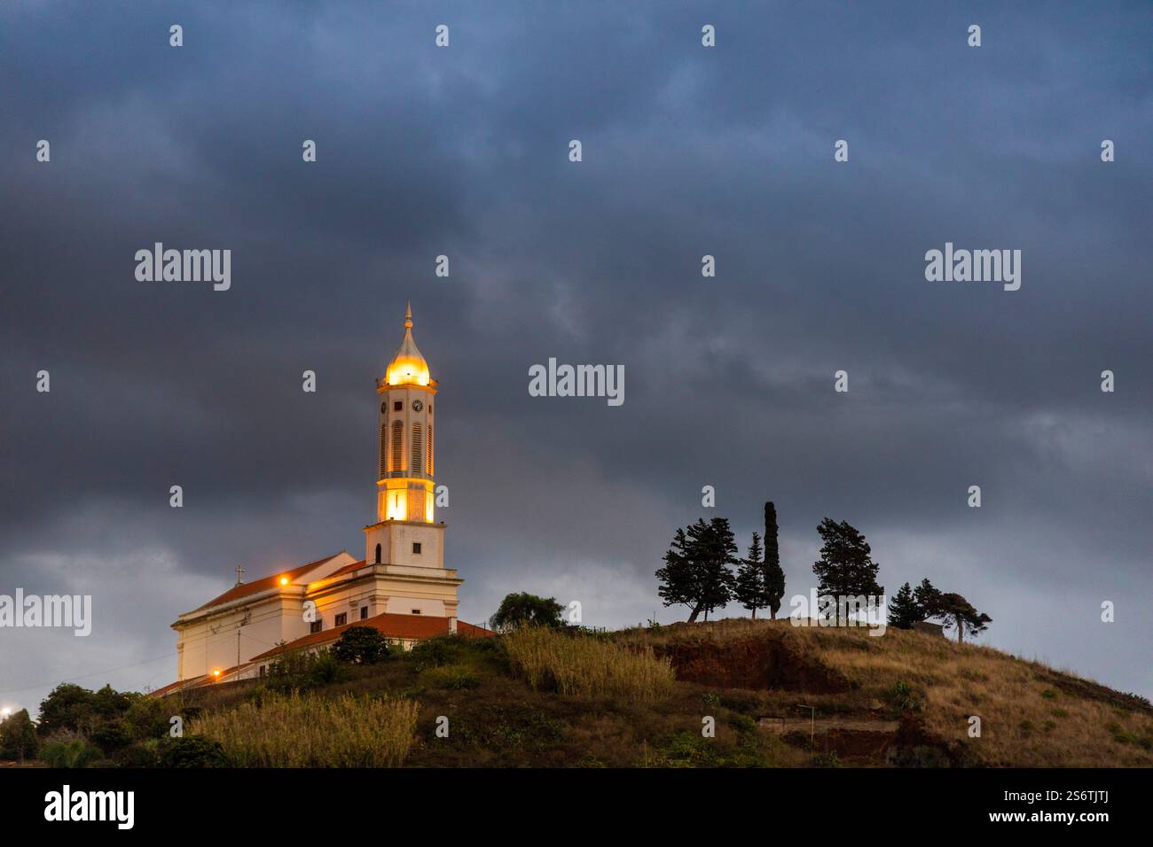 Portugal, Insel Madeira. Die Kirche von Sao Martinho in Funchal Stockfoto