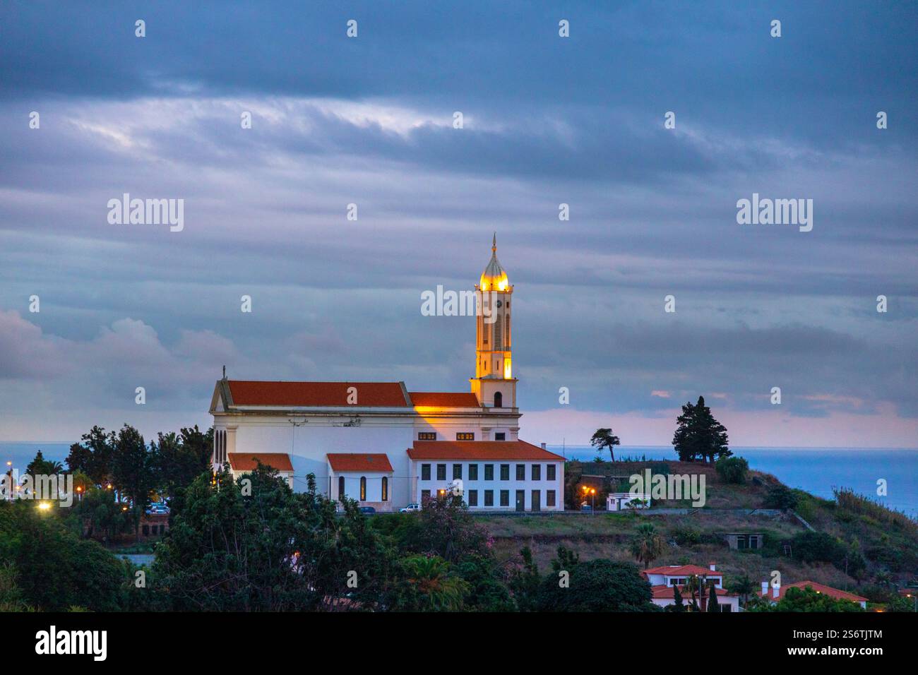 Portugal, Insel Madeira. Die Kirche von Sao Martinho in Funchal Stockfoto