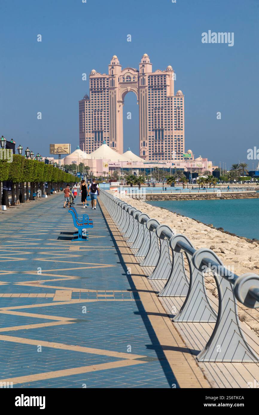 Vereinigte Arabische Emirate, Abu Dhabi. Al Marina. Das Rixos Marina Abu Dhabi Hotel. Stockfoto