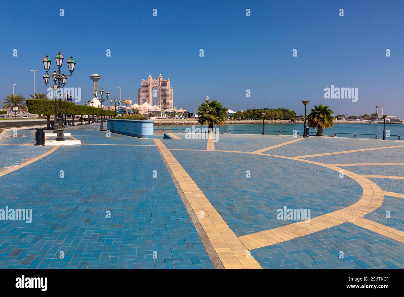 Vereinigte Arabische Emirate, Abu Dhabi. Al Marina. Rixos Marina Abu Dhabi. Stockfoto