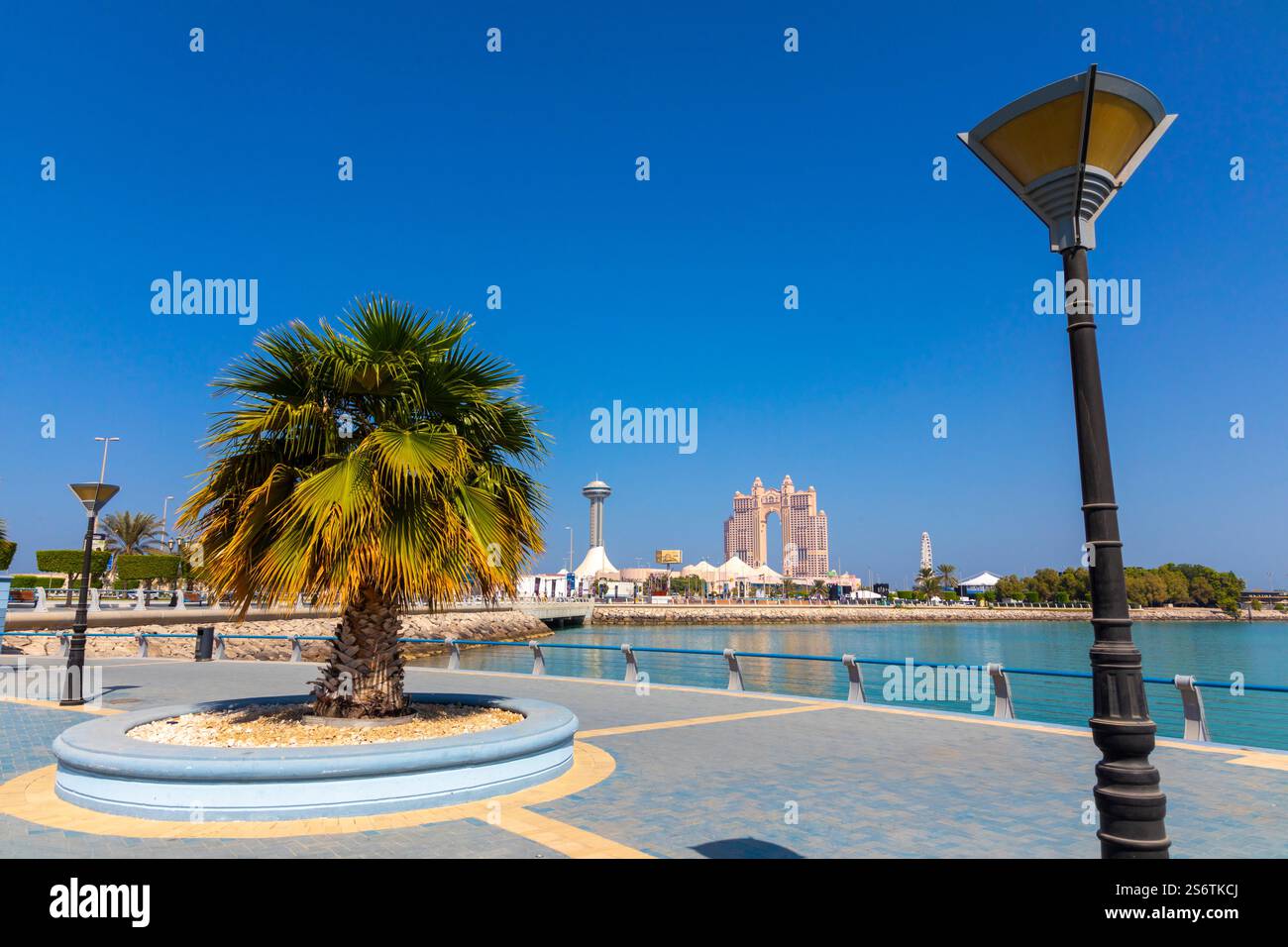 Vereinigte Arabische Emirate, Abu Dhabi. Al Marina. Rixos Marina Abu Dhabi. Stockfoto