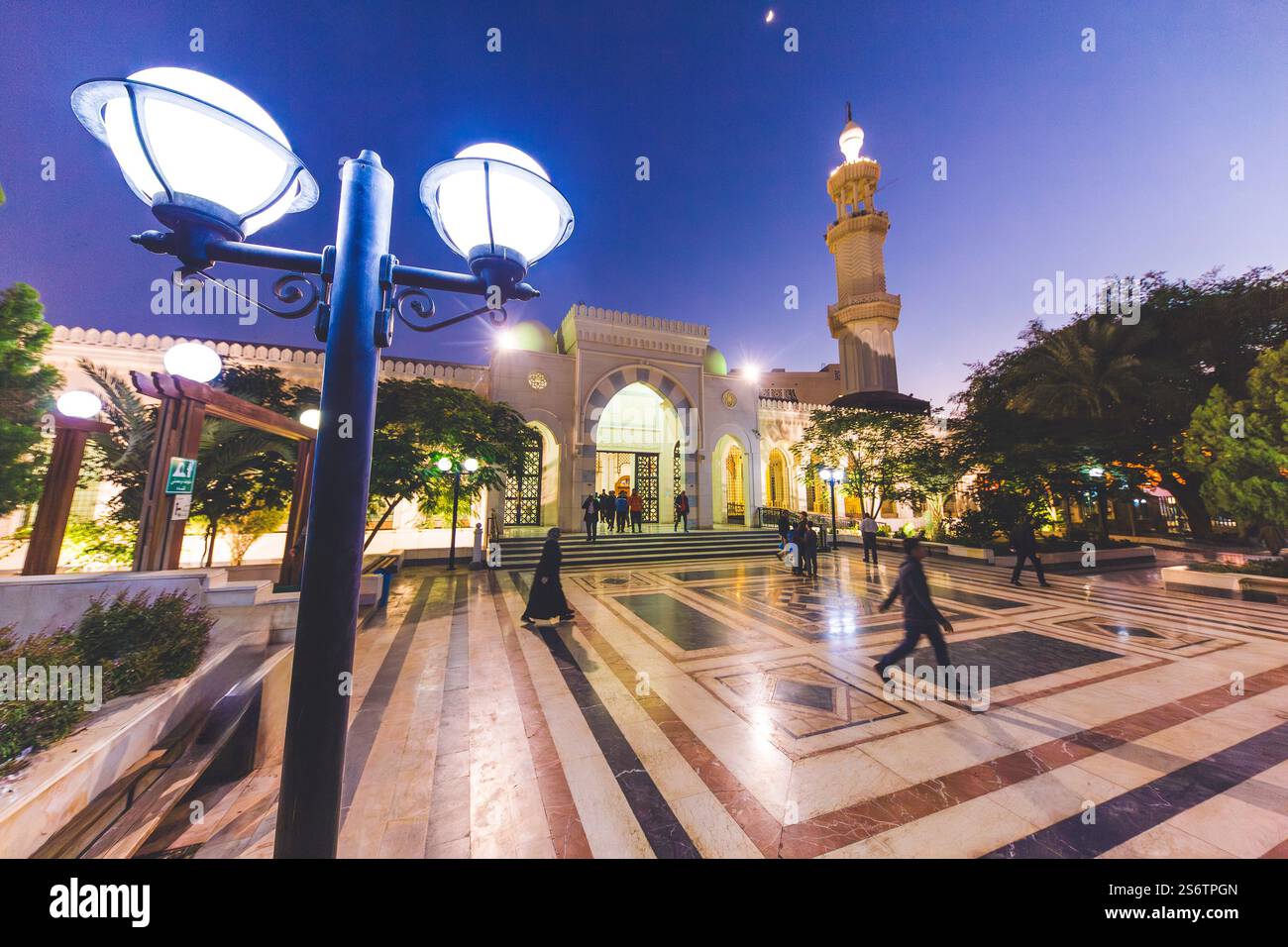 Naher Osten, Jordanien, Aqaba, Sharif Hussein bin Ali Moschee Stockfoto