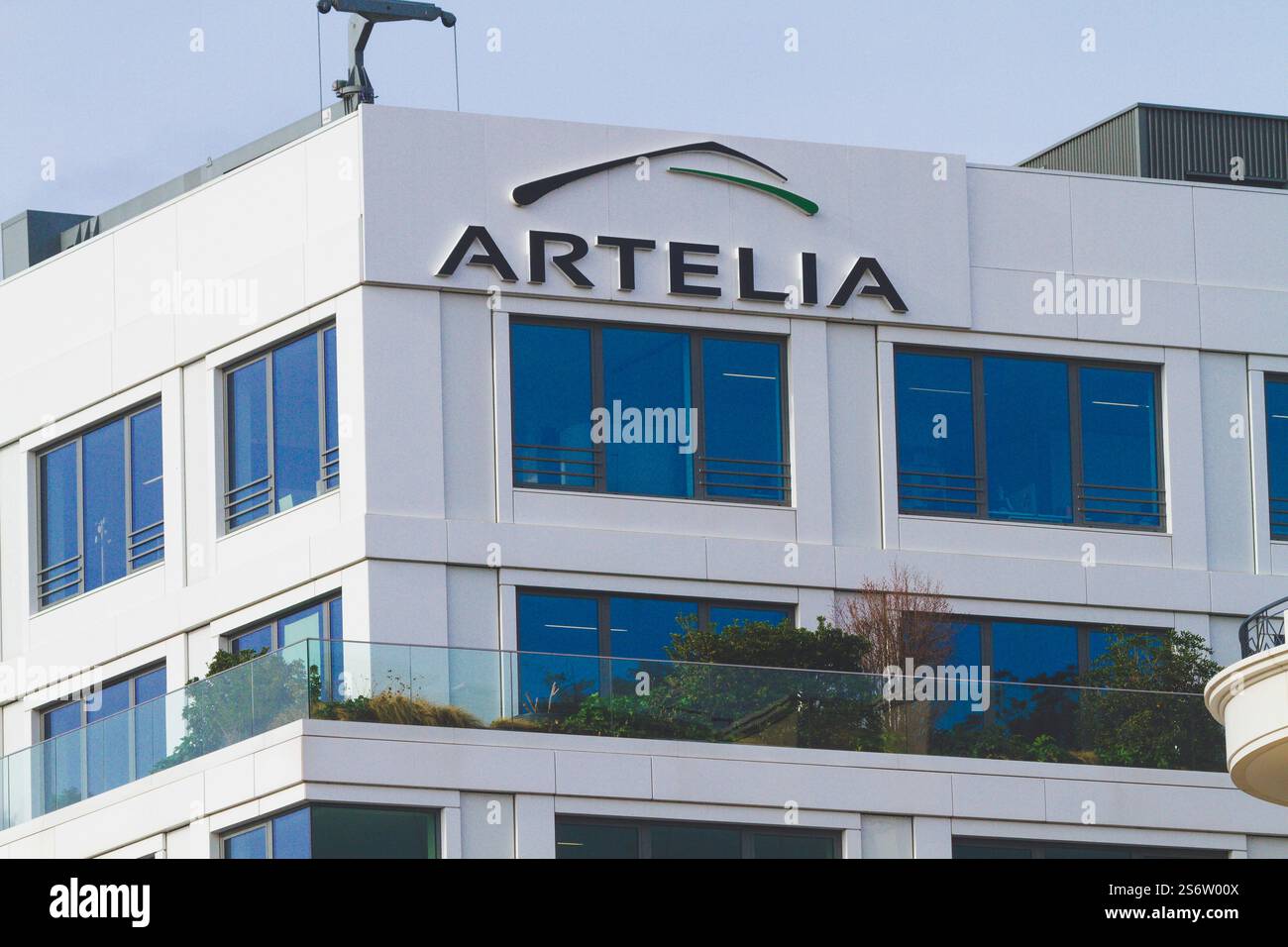 Frankreich, Ile de France, seine-Saint-Denis, Saint-Ouen. Artelia, Beratungs-, Engineering- und Projektmanagementgruppe. Stockfoto