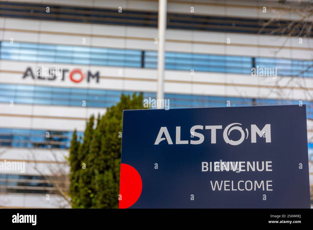 Frankreich, Ile de France, seine-Saint-Denis, Saint-Ouen. Alstom Stockfoto