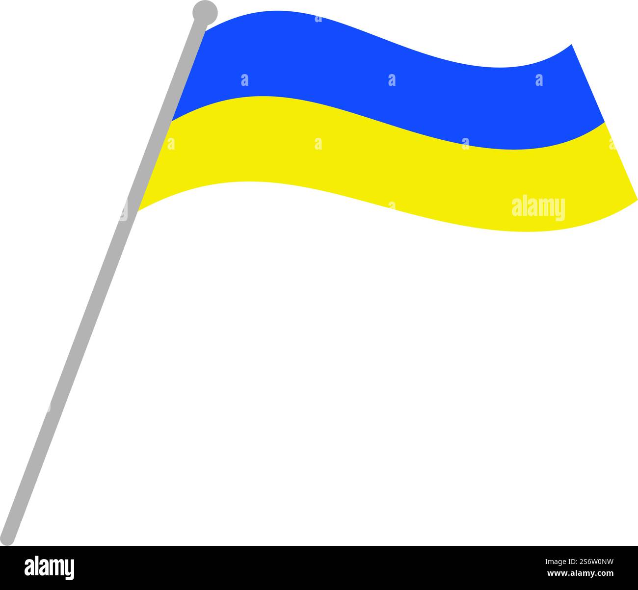 Ukaraine Flagge stoppen Krieg speichern Ukarine Vektor flache Design Stock Vektor