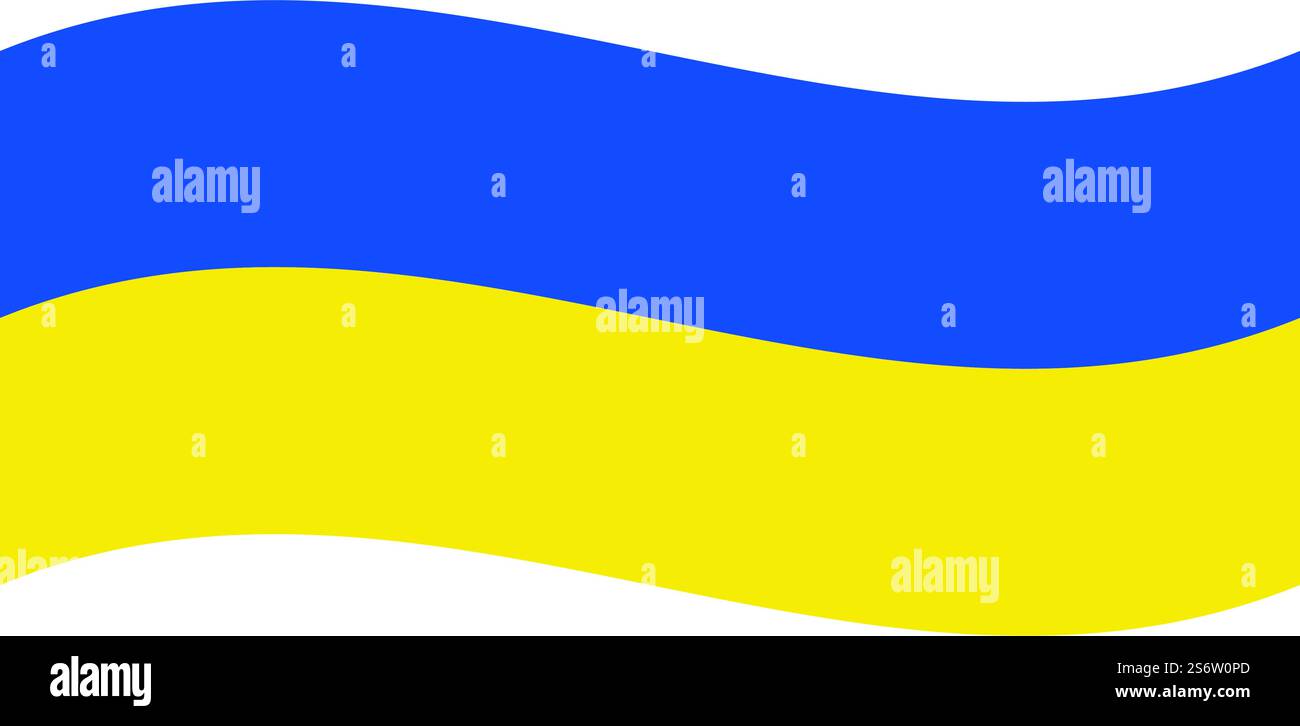 Ukaraine Flagge stoppen Krieg speichern Ukarine Vektor flache Design Stock Vektor