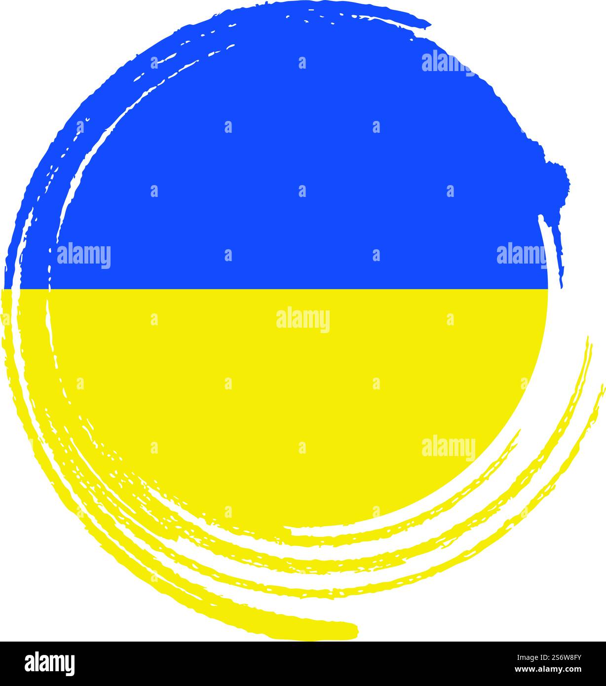 Ukaraine Flagge stoppen Krieg speichern Ukarine Vektor flache Design Stock Vektor