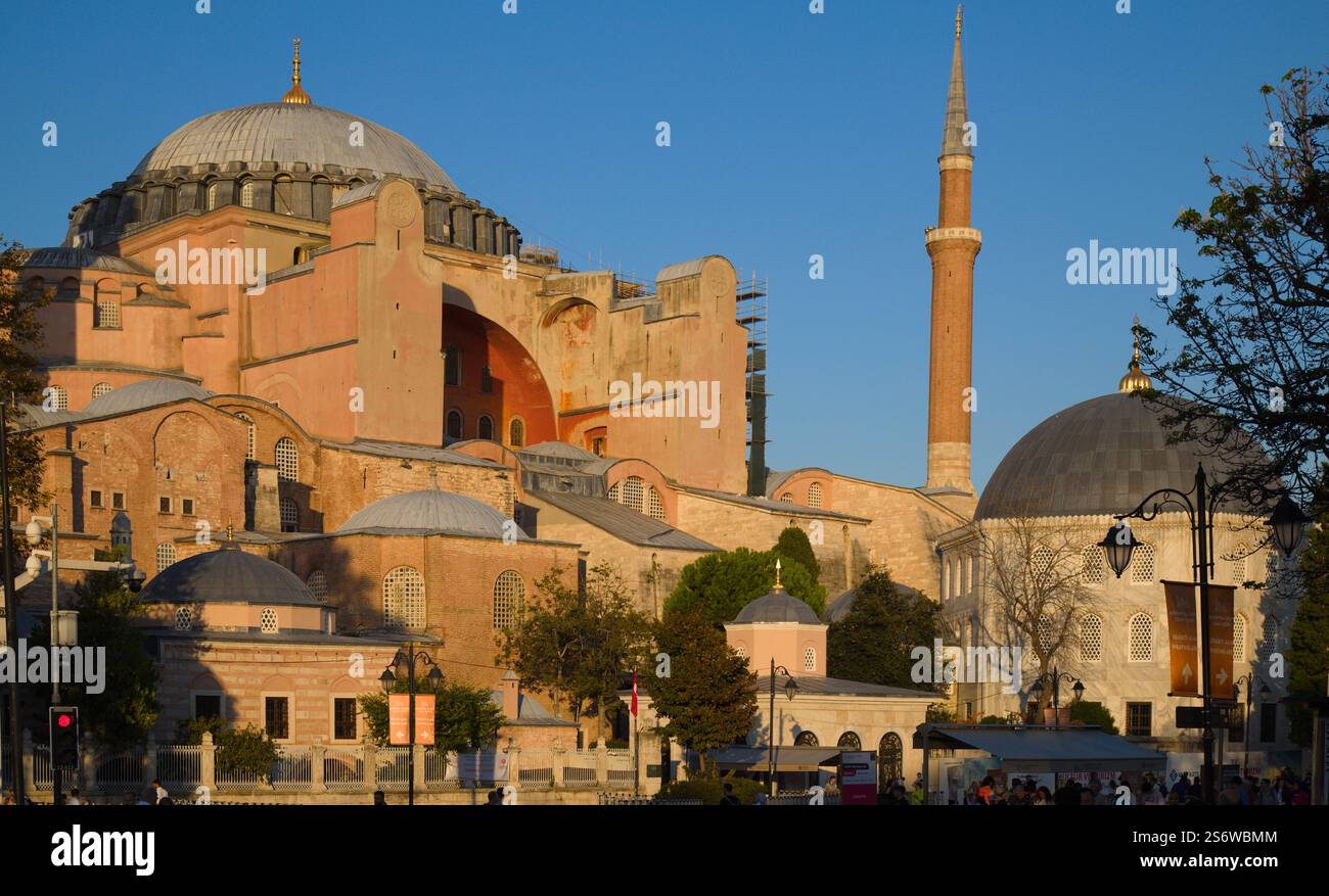 Istanbul, Türkei, muslime, Reisen, Europa, Denkmal, Moschee, religiös, Aya Sofya Camii, historisch, Wahrzeichen Stockfoto