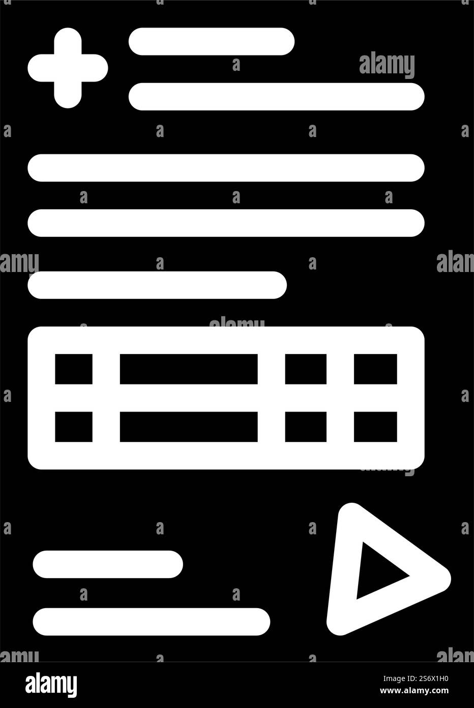 Zertifikat des medizinischen Brettes Glyphe Symbol Vektor. Zertifikat des ärztlichen Vorstands Zeichen. Schwarze Abbildung des isolierten Kontursymbols. Zertifikat der medizinischen Brett Glyph Icon Vektor Illustration Stock Vektor