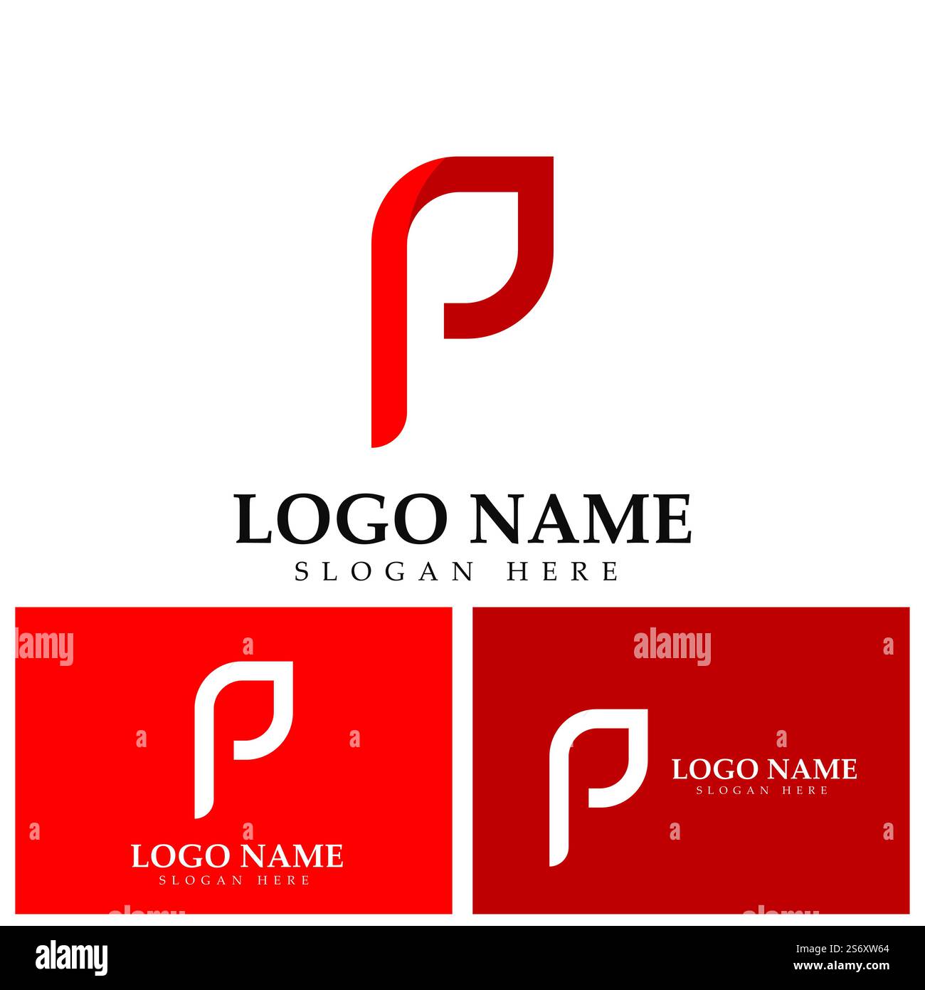 P Letter Vektor Logo Vorlage Illustration Design. Vektor-EPS 10 Stock Vektor