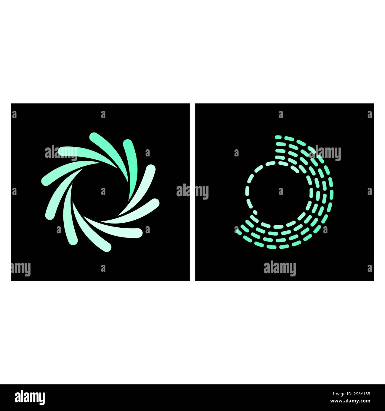 Flaches Design mit Symbolvektor für Ladeanzeige Stock Vektor