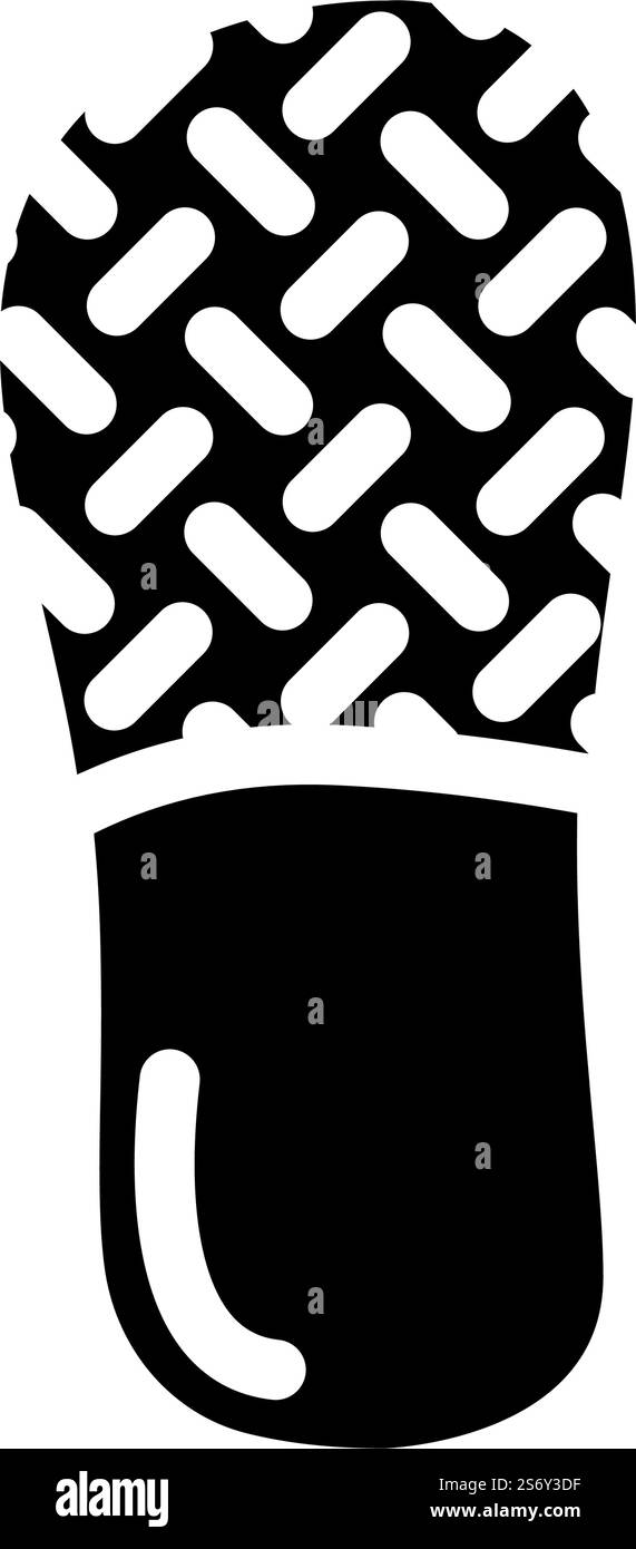 Eleganz Schuhe Glyphe Icon Vektor. Elegantes Schuhzeichen. Isolierte Symboldarstellung. Eleganz Schuhe Glyphe Symbol Vektor Illustration Stock Vektor