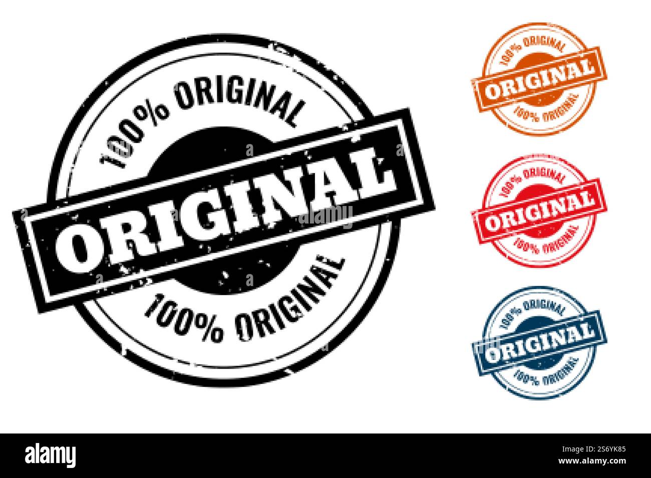 Original Qualitäts-Stempel oder Etikettensatz Stock Vektor