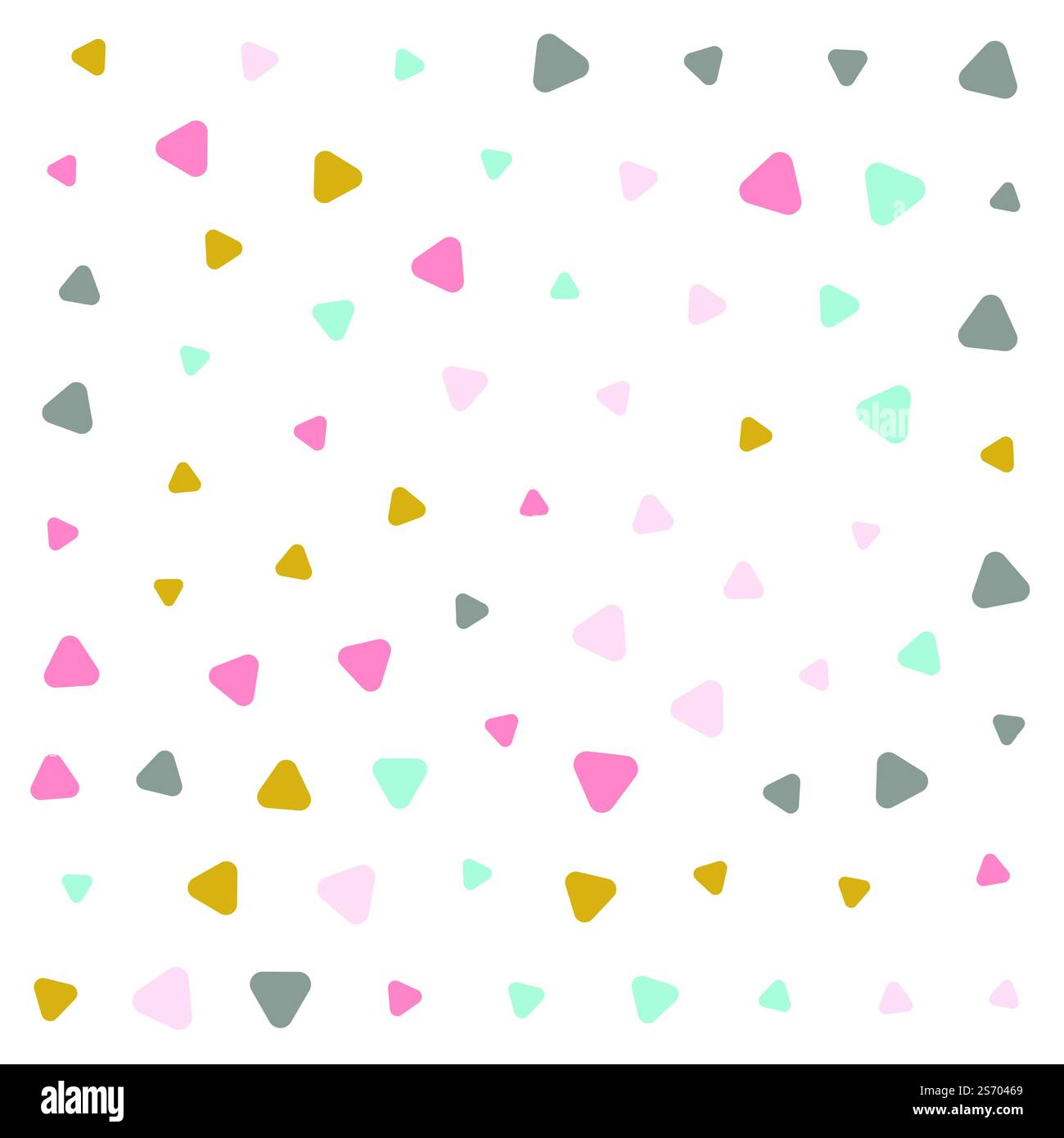 Farbenfrohen Pastelltönen Dreieck Muster Stock Vektor