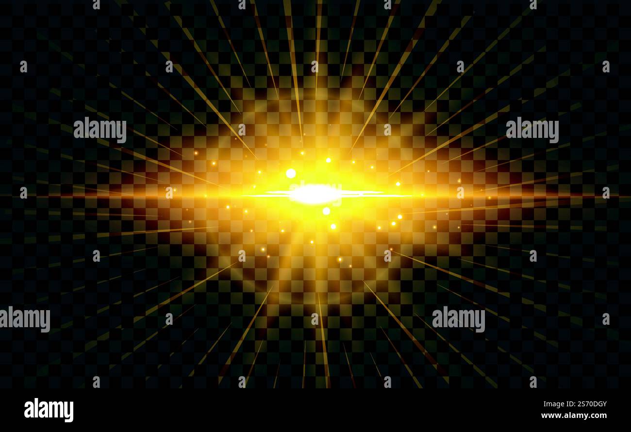 Transparente LED flare Effekt Hintergrund design Stock Vektor