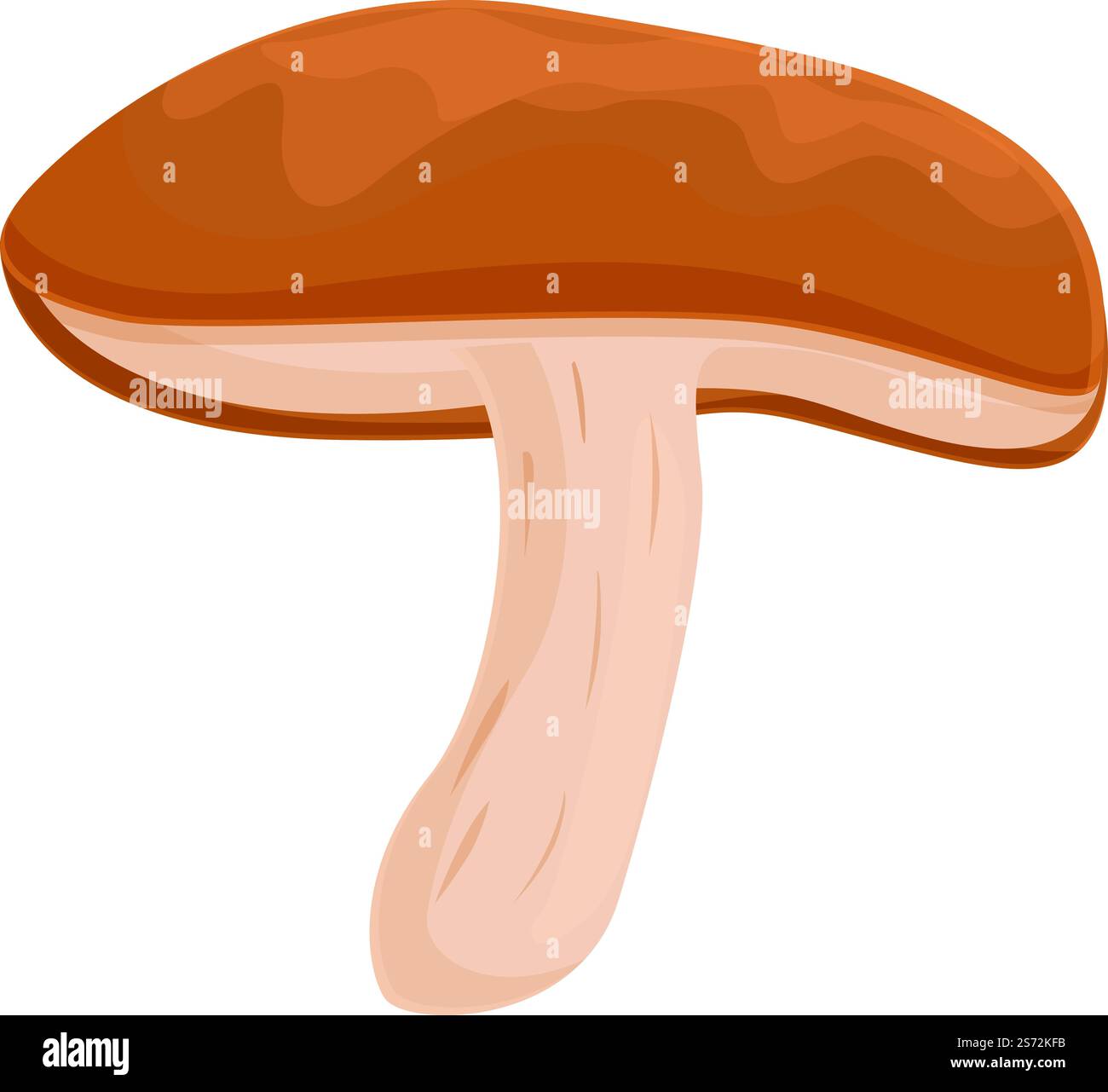 Landwirtschaft Pilz Icon Cartoon Vektor. Shiitake-Essen. Chinesischer Shitake. Landwirtschaft Pilz Icon Cartoon Vektor. Shiitake-Essen Stock Vektor