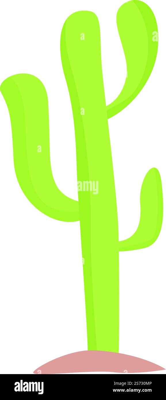 Argentinien Kaktus Icon Cartoon Vektor. Reisekultur. Buenos aires. Argentinien Kaktus Icon Cartoon Vektor. Reisekultur Stock Vektor