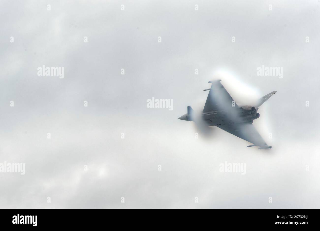 Eurofighter-Kavitationseffekt Stockfoto