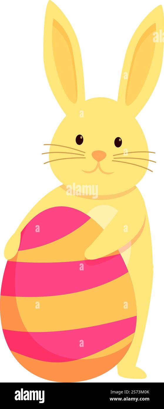 Kleiner osterhase Icon Cartoon Vektor. Süßes Kaninchen. Lustiges Tier. Kleiner osterhase Icon Cartoon Vektor. Süßes Kaninchen Stock Vektor