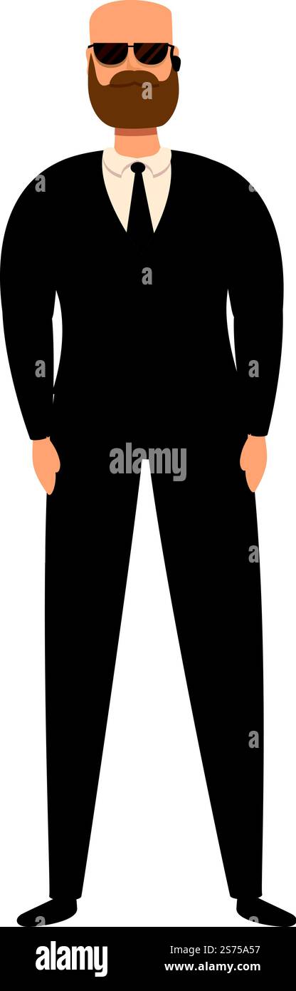 Der Gesetzeshüter Icon Cartoon Vektor. Polizist. Mitte hinten. Der Gesetzeshüter Icon Cartoon Vektor. Polizist Stock Vektor