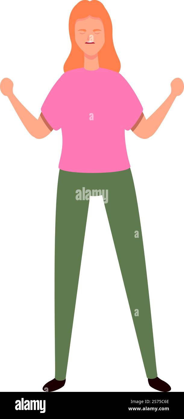 Coping Skills Symbol Cartoon Vektor. Stresstherapie. Psychische Hilfe. Coping Skills Symbol Cartoon Vektor. Stresstherapie Stock Vektor