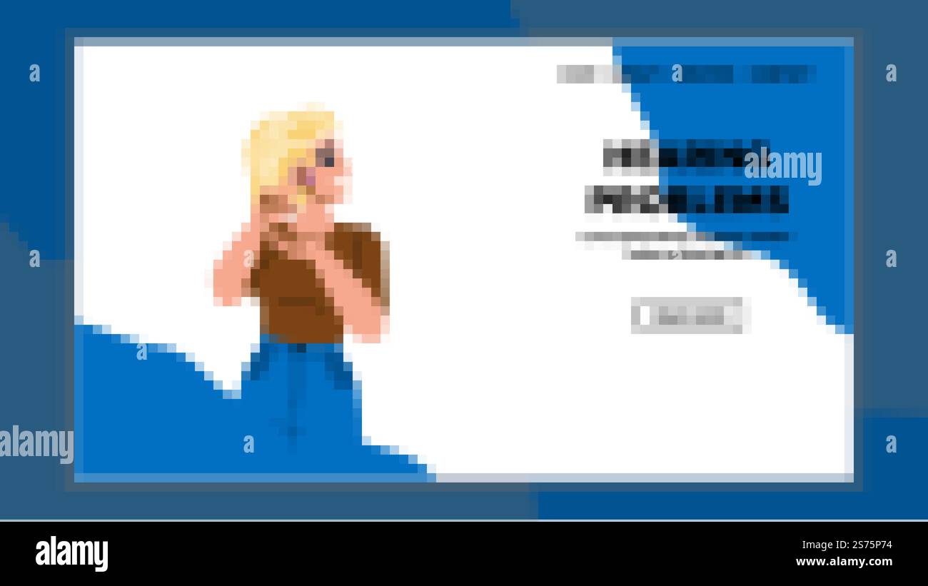 Hörprobleme Vektor. Gehörtaubheit, Taube Person, medizinische Gesundheit, Hörprobleme Web flache Karikaturillustration. Hörprobleme Vektor Stock Vektor