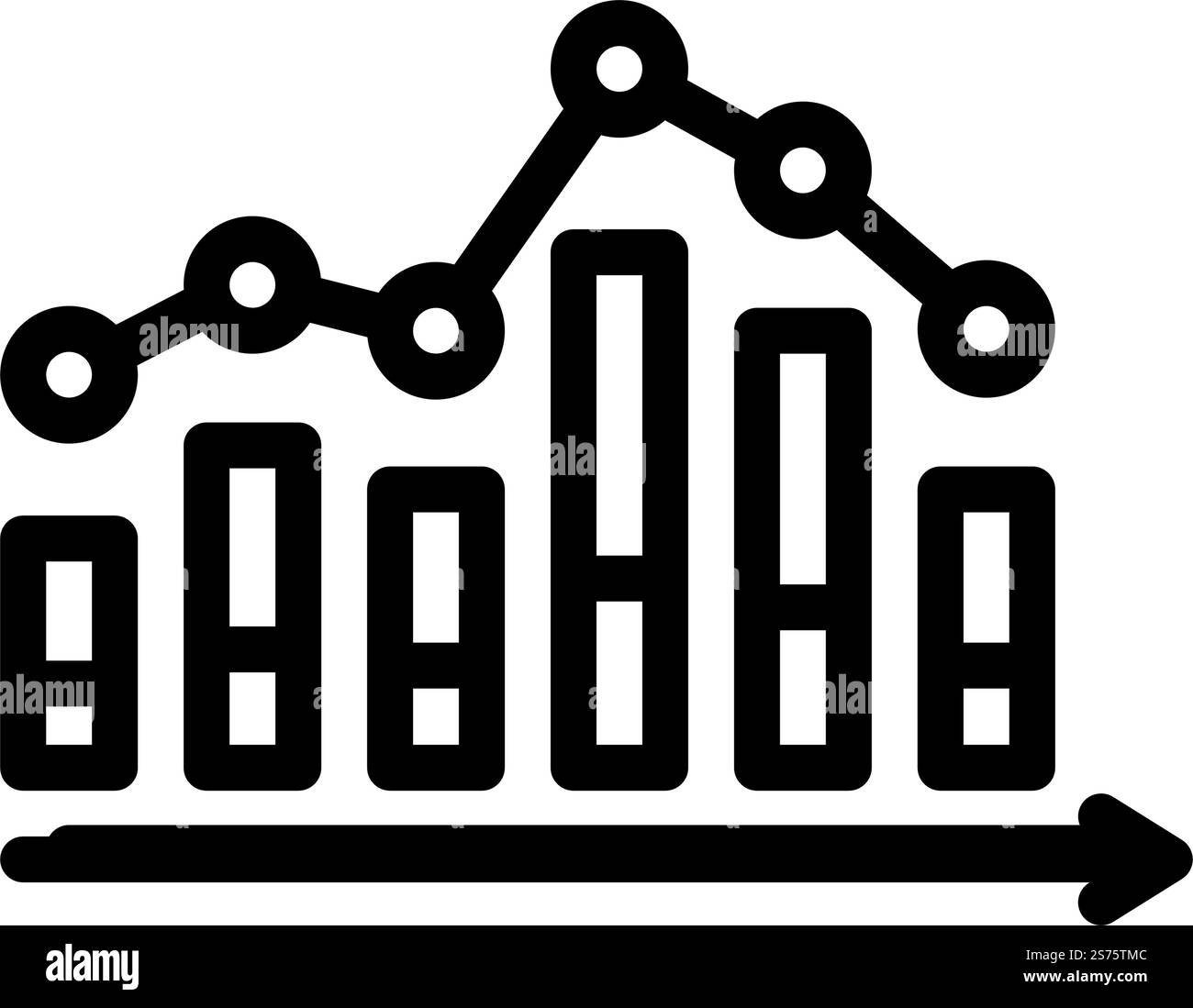Economy esg-Liniensymbolvektor. Economy esg-Schild. Schwarze Abbildung des isolierten Kontursymbols. Economy esg-Liniensymbol-Vektorillustration Stock Vektor