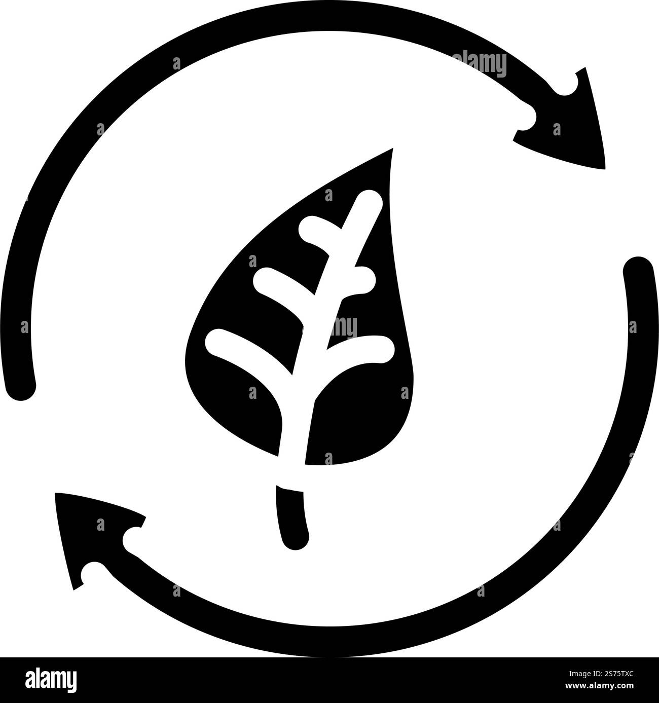 ECO esg Glyphe Symbol Vektor. ECO esg-Zeichen. Isolierte Symboldarstellung. ECO esg Glyphe Symbol Vektor Illustration Stock Vektor