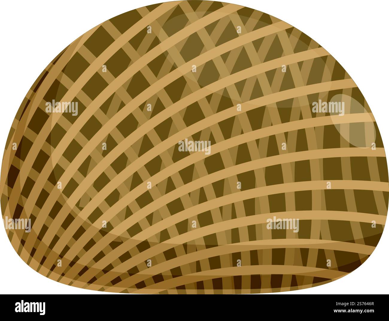 Thread Jute Icon Cartoon Vektor. Natürlicher Knoten. Nabelschnurnautik. Thread Jute Icon Cartoon Vektor. Natürlicher Knoten Stock Vektor